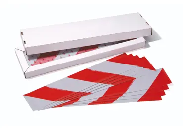 Fahrzeug-Warnmarkierung WT-5219 – rot-weiß | gelb-schwarz